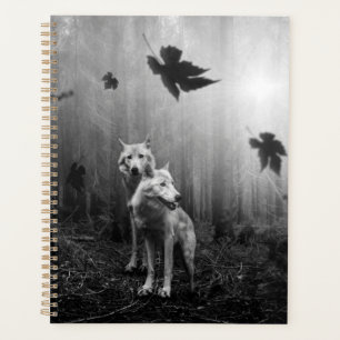 Loups merveilleux Noir et Blanc Leaf nous seul