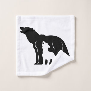 Loups noirs et blancs