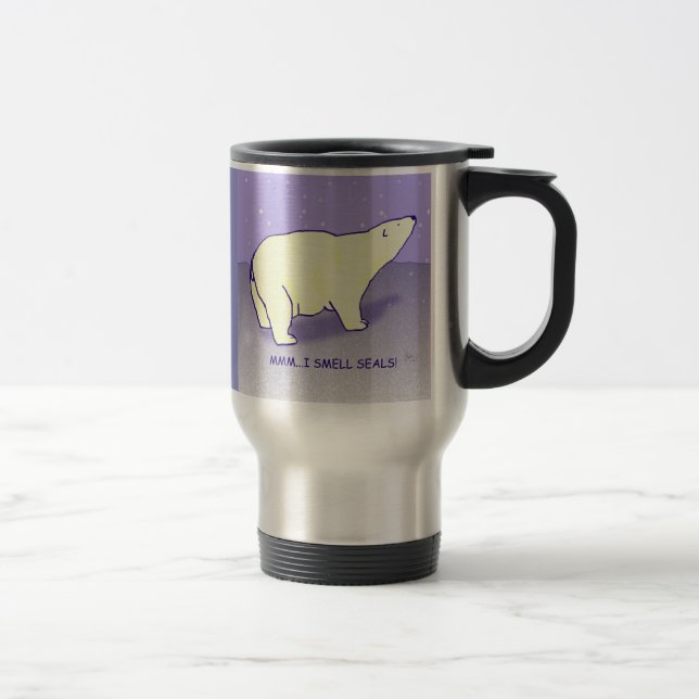 L'ours blanc vont tasse (Droit)