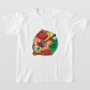 L'ours chantant du camp T-shirt pour enfants Perso