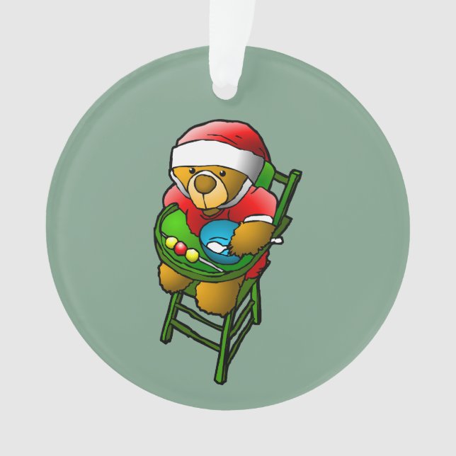 L'ours en peluche de Noël (devant)
