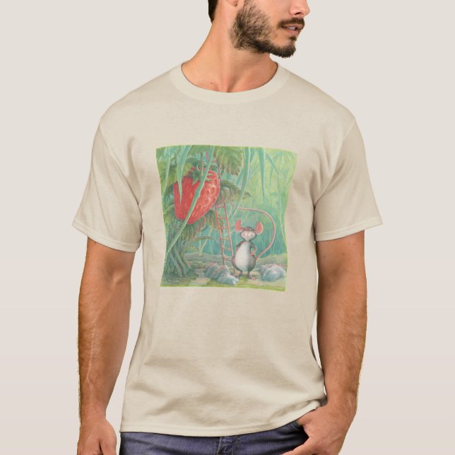 L'ours qui a faim : Proud Mouse Imprimer T-shirt (Devant)