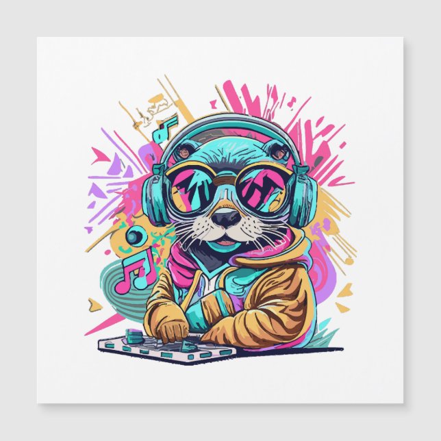 loutre Dj ambiance 90 (Devant)