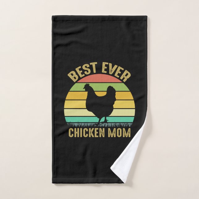 Louvain de poulet | Meilleure mère du poulet (Serviette à main)