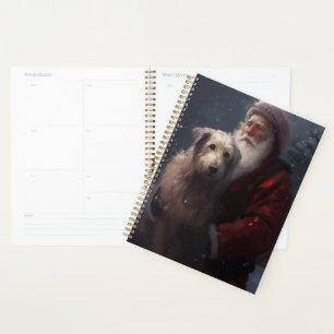 Louveteau avec le Père Noël Noël Festif