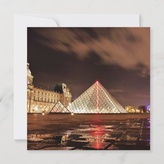 Louvre, Paris, France, photo pittoresque, (Devant)