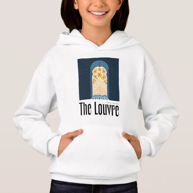 Louvre Paris France Voyage abstrait art floral (Devant)