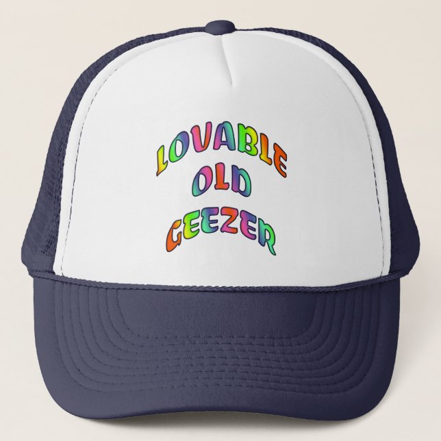 Lovable Old Geezer Casquettes et Casquettes (Devant)