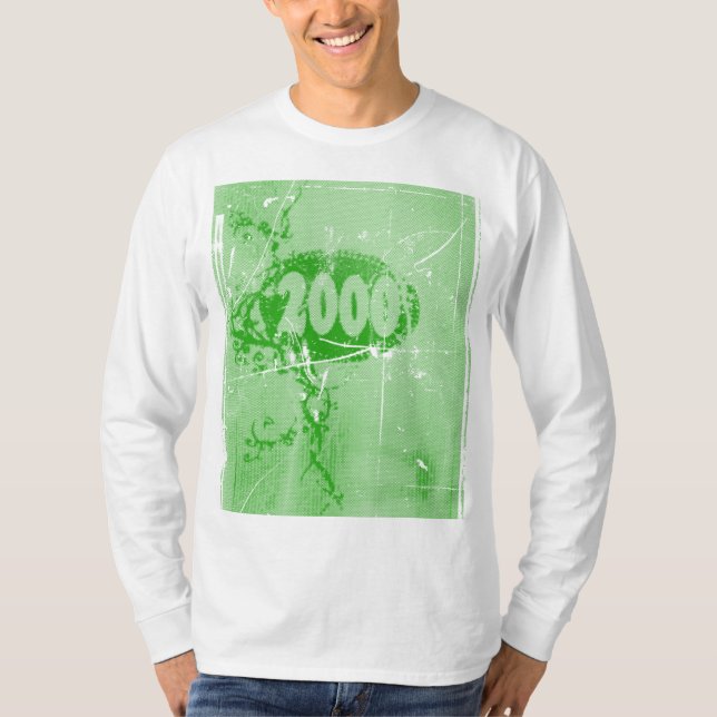 Love 2000 - Green Vintage - T-Shirt (Devant)
