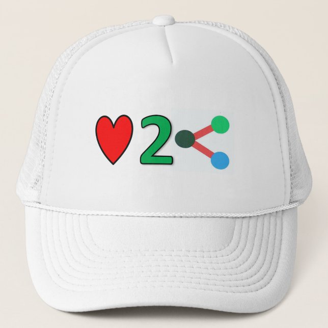 Love 2 Partager casquette (Devant)
