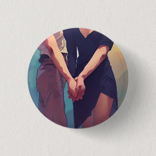 Love 3 Cm Round Badge