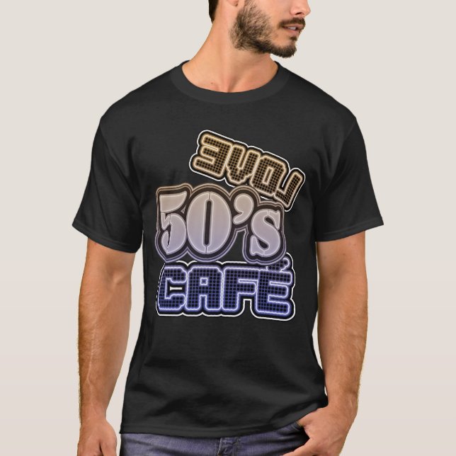 Love 50's Cafe Vintage #2 - T-Shirt (Devant)