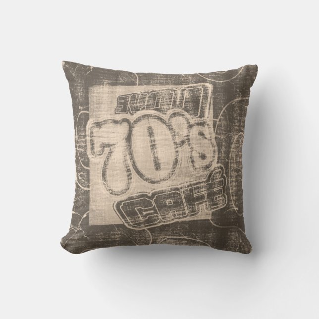 Love 70's Cafe Vintage - Coussin (Recto)