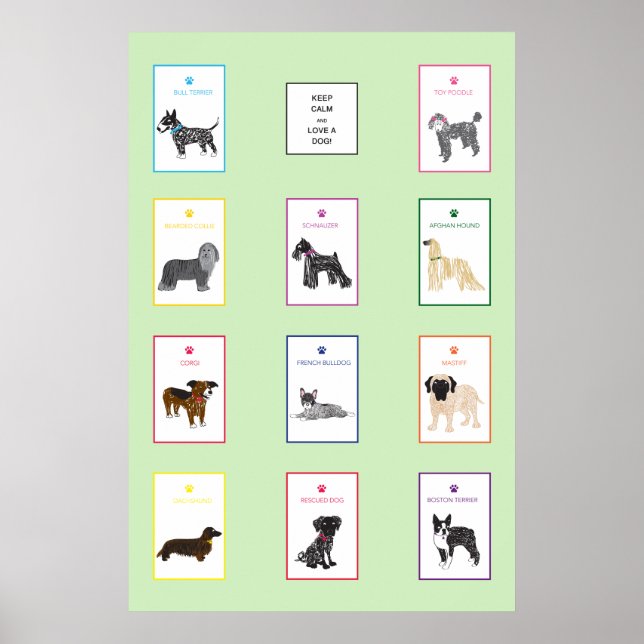 Love A Dog Poster (Devant)