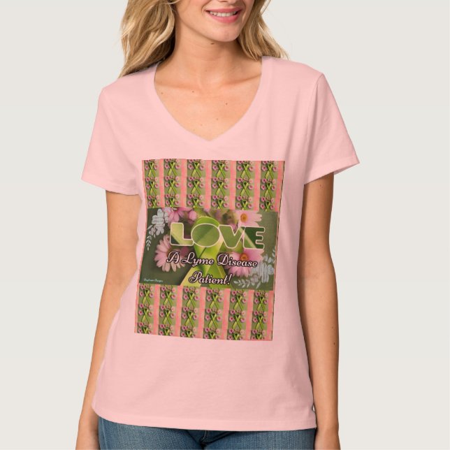Love A Lyme Maladie Patient T-Shirt Adulte Femme (Devant)