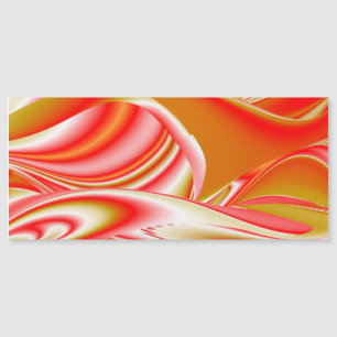 Love and Gold Abstrait 3D Rainbowart carte magnéti