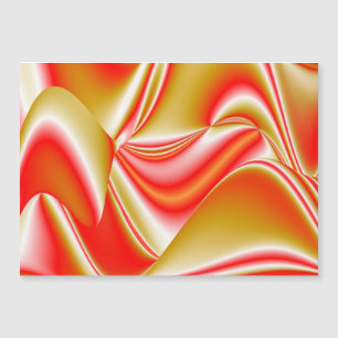 Love and Gold Abstrait 3D Rainbowart carte magnéti