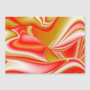 Love and Gold Abstrait 3D Rainbowart carte magnéti