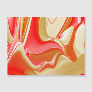 Love and Gold Abstrait 3D Rainbowart carte magnéti
