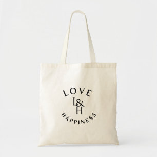 Love and Happiness – Inspirational Quote Tote Bag