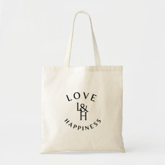 Love and Happiness – Inspirational Quote Tote Bag