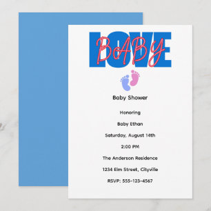 Love Baby Shower Invitation