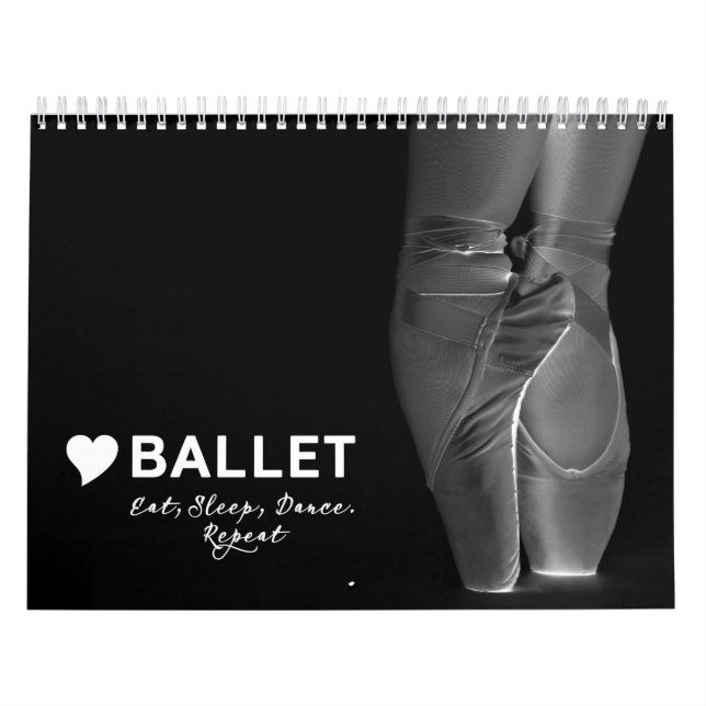 Love Ballet Photo Wall Calendrier (Protection)