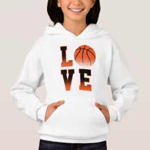 Love Basketball filles Sweat - shirt à capuche