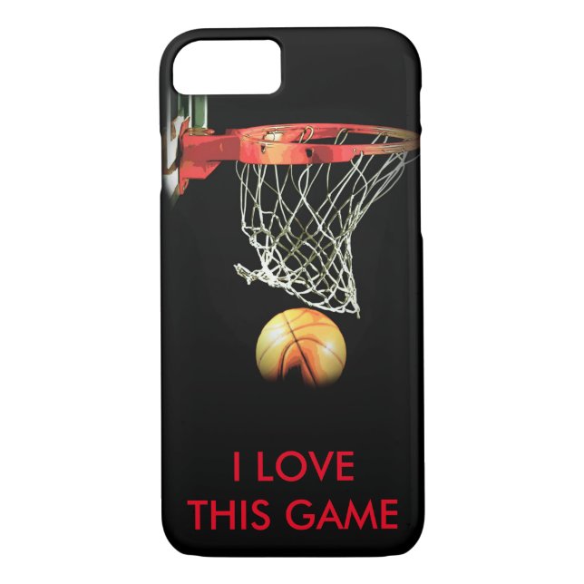 Love Basketball iPhone 7 Coque (Dos)