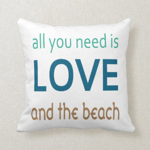 Love & Beach Coussin
