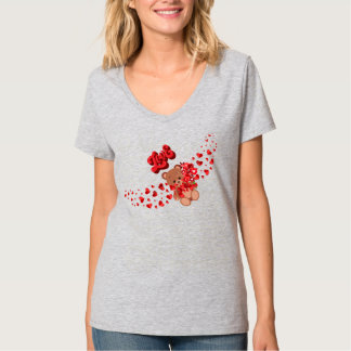 Love Bear & Infinity T-Shirt Rose Couple