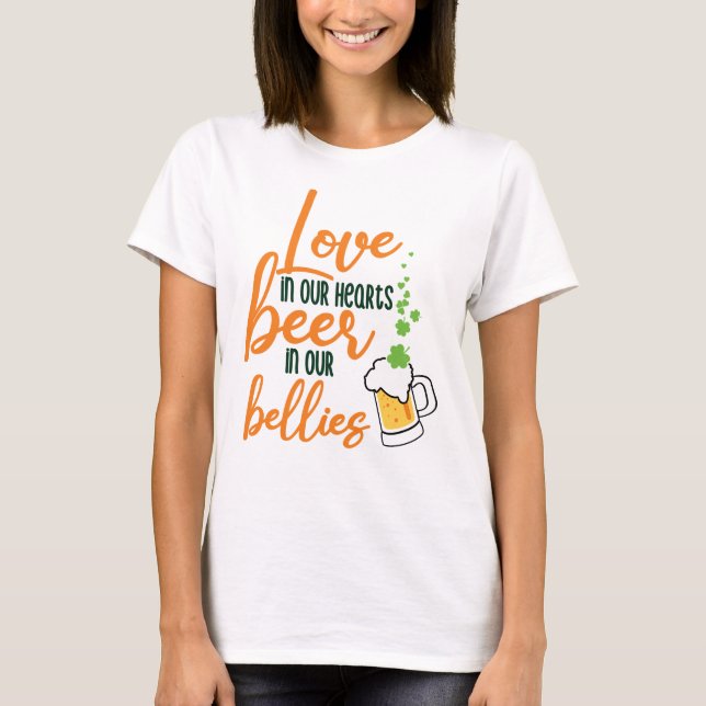 Love & Beer St. Patrick’s Day Fun-61146 Sweat - sh (Devant)