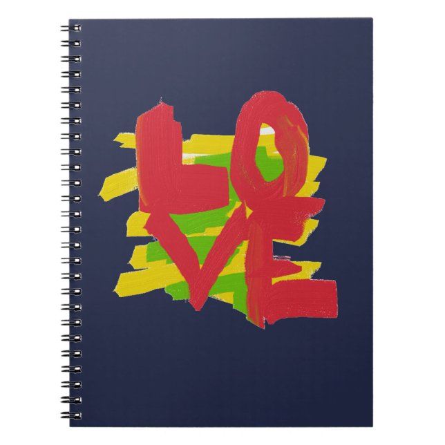 Love Big Peint Lettres Carnet de mots (Devant)