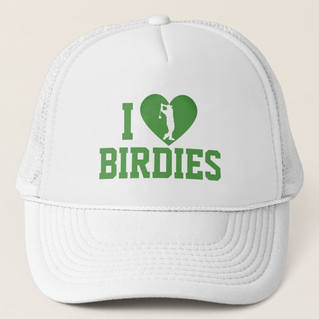 Love Birdie Golf Casquette - Drôle Trucker tendanc (Devant)