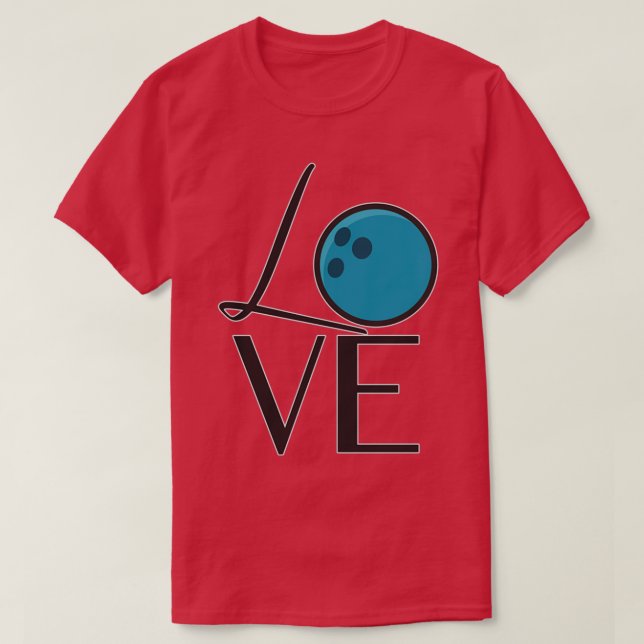 Love bowling Classic TShirt (Design devant)