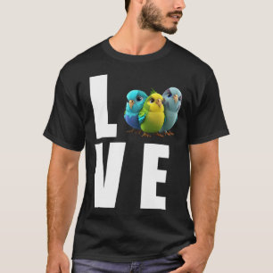 Love Budgie Mom Budgerigar Parakeet Bird Pullover