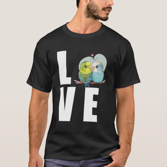 Love Budgie Mom Budgerigar Parakeet Bird Pullover (Devant)