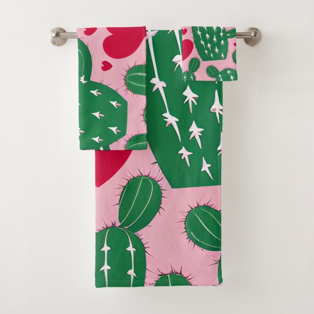 Love Cactus Motif (En situation)