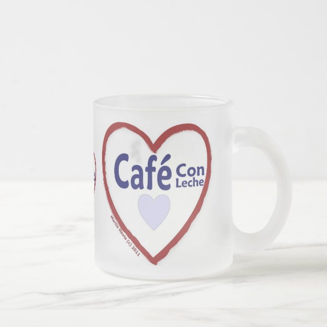 Love Café Con Leche - Mug givrée (Droit)