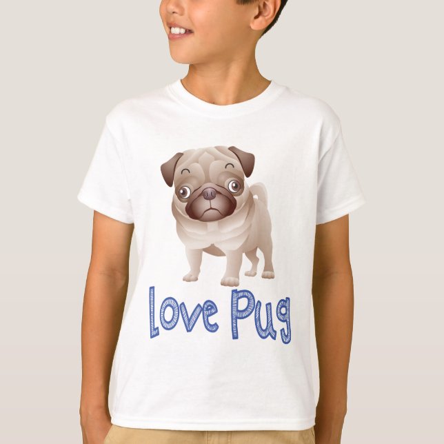 Love Carlin Chien Chien Chien Graphique T-Shirt (Devant)