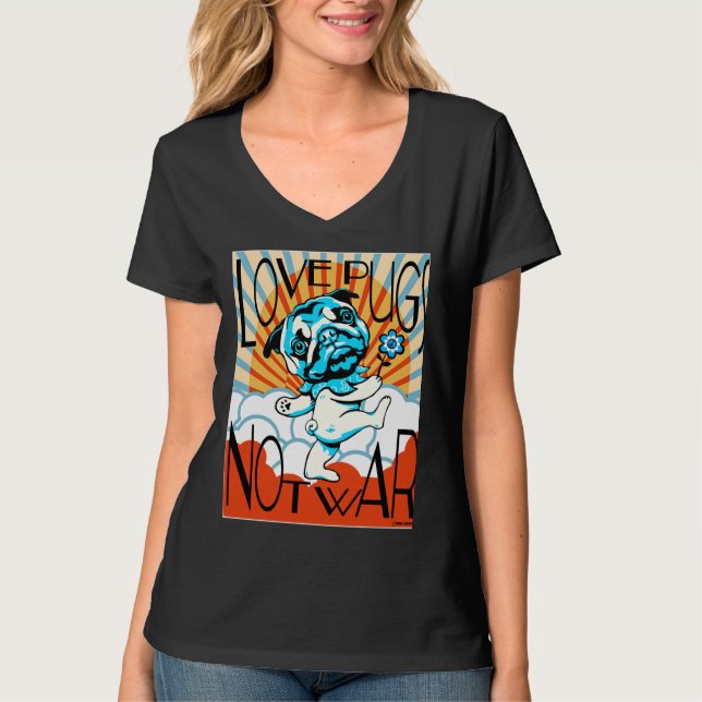 LOVE CARLINS NOT WAR Classic T-Shirt 749 (Devant)