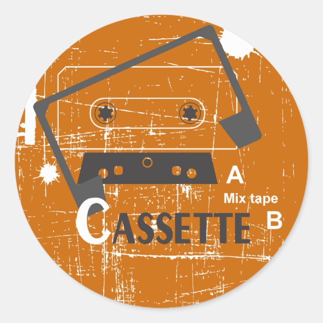 Love Cassette - autocollant (Devant)