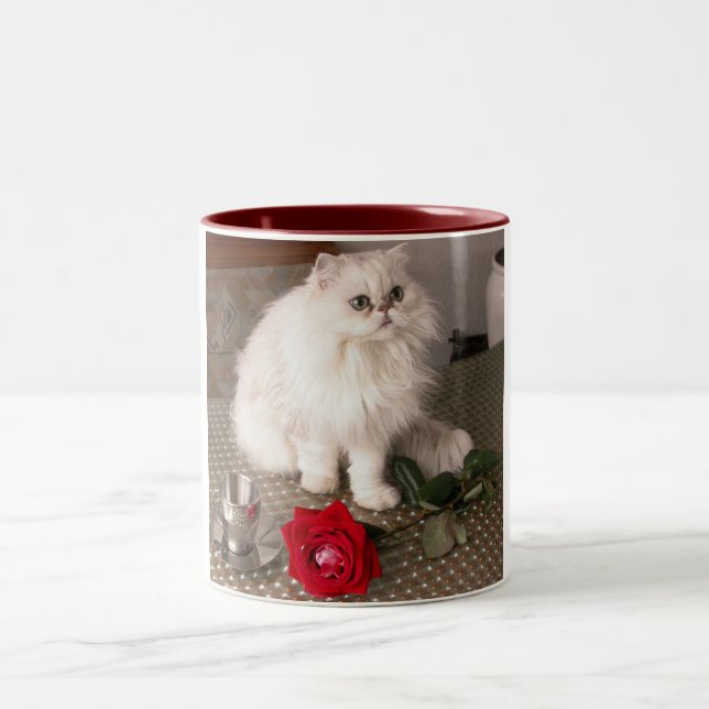 Love Cat I Mug - Personnalisable (Centre)