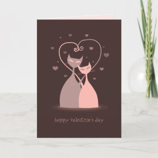 Love Cats Carte Saint Valentin