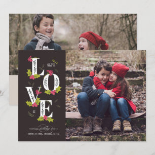 LOVE Cocoa Christmas Carte de vacances