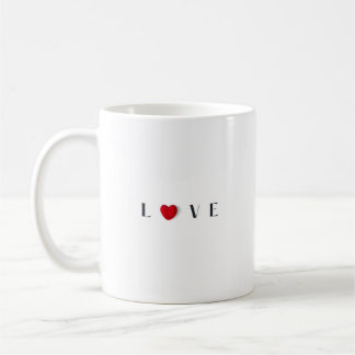Love Coeur café Mug