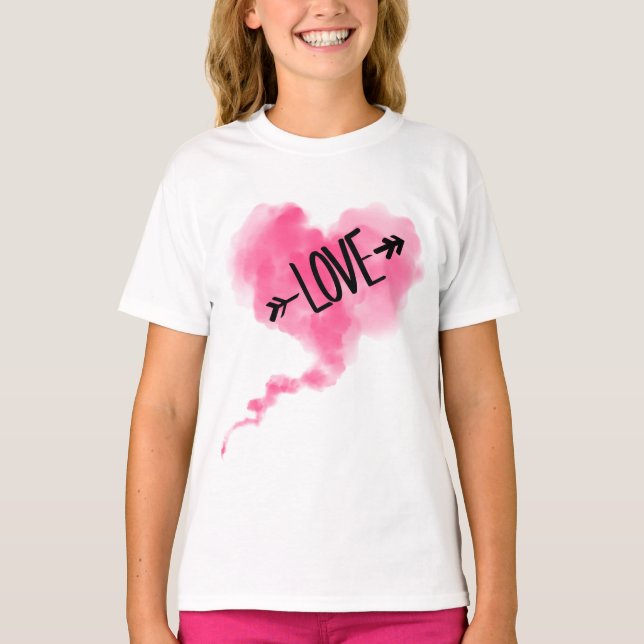 Love Cœur Nuage T-shirt (Devant)