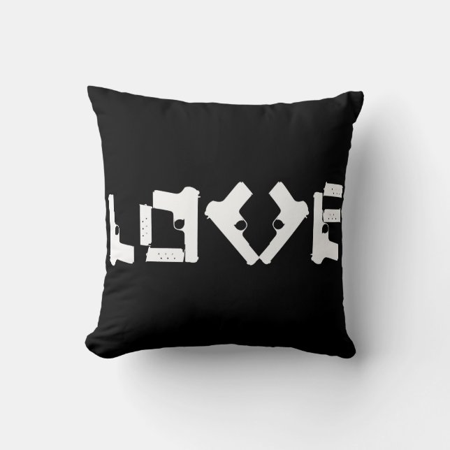 LOVE Collection Anti-Armes Coussin négatif/positif (Recto)