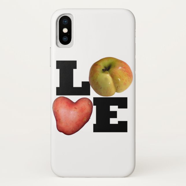 LOVE Collection Pomme Coque iphone de pomme (Dos)
