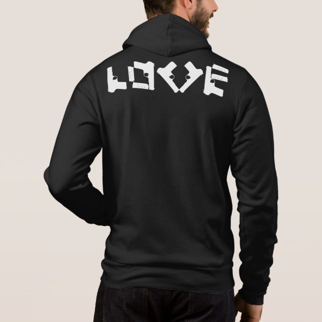 LOVE Collection Sweat - shirt à capuche noir (Dos)
